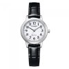 Watches Citizen | Eco-Drive Black Leather Strap White Dial Watch