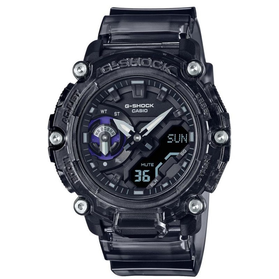 Watches G-Shock | Duo Carbon Sound Wave Transparent