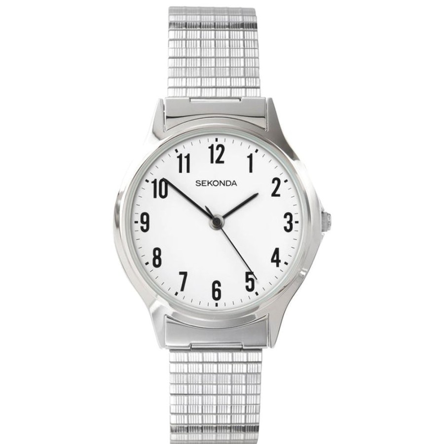 Watches Sekonda | Stainless Steel White Dial Watch