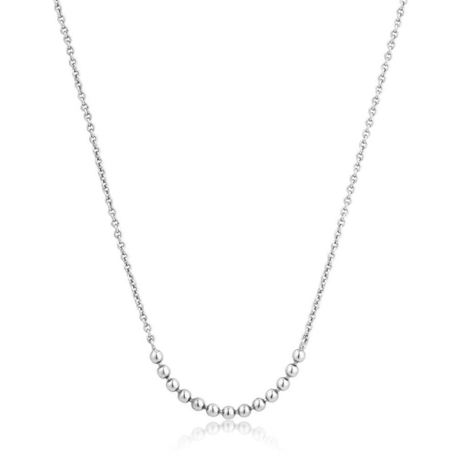 Jewellery Ania Haie | Modern Multiple Balls Necklace - Silver