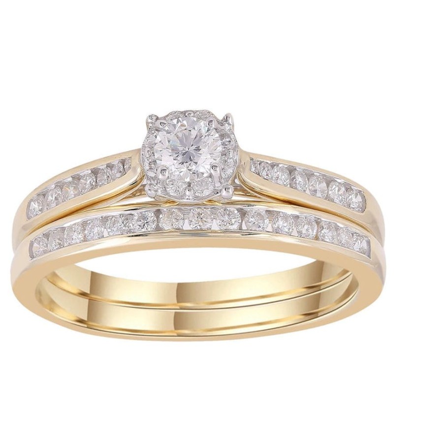 Jewellery Diamonds by WD | Solitai E I G Set With 0.5Ct Diamo D I 9K Gold