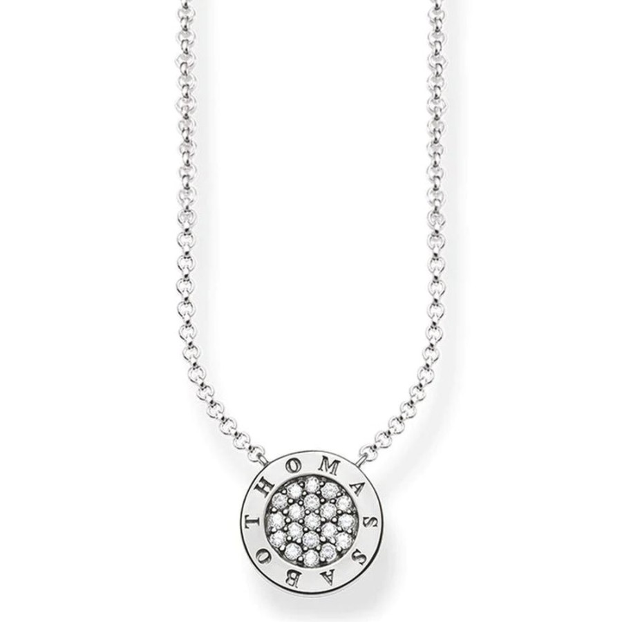 Jewellery Thomas Sabo Jewellery | Thomas Sabo Classic Pave Necklace