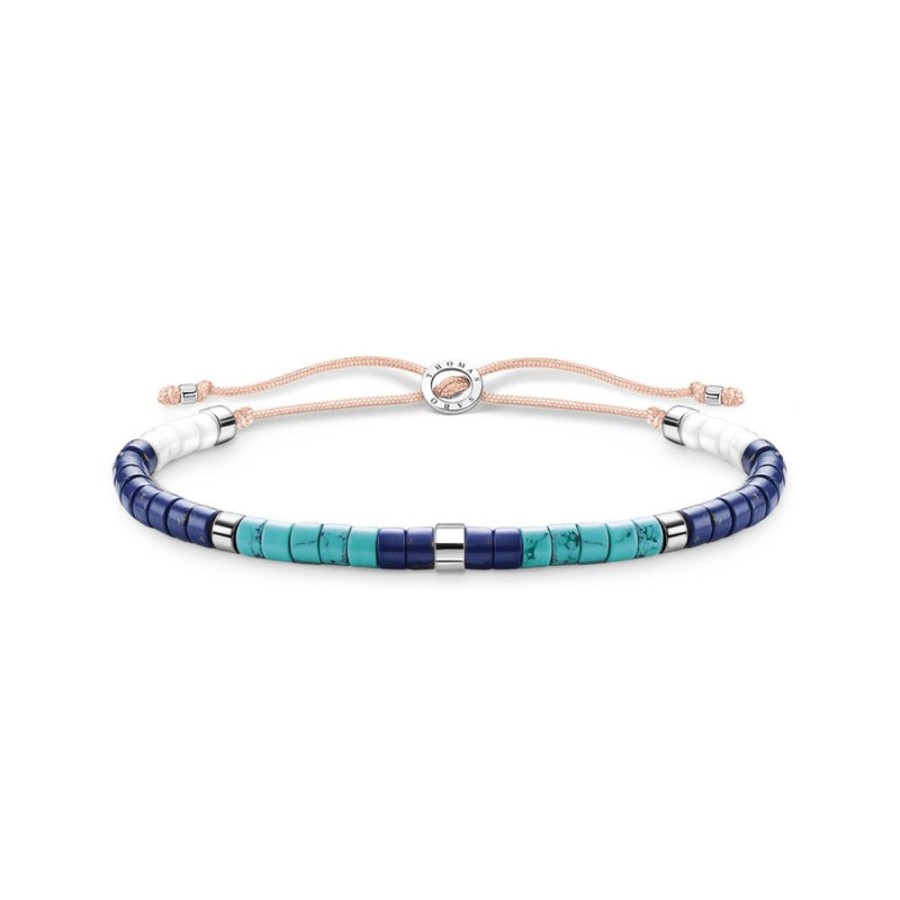 Jewellery Thomas Sabo | Thomas Sabo Blue Stones Bracelet