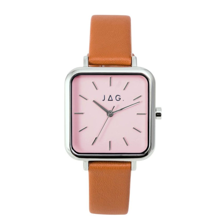 Watches jag | Jag Kiara Pink Dial 30Mm Watch