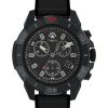 Watches Timex | Expedition 42Mm Leather Black Dial Watch