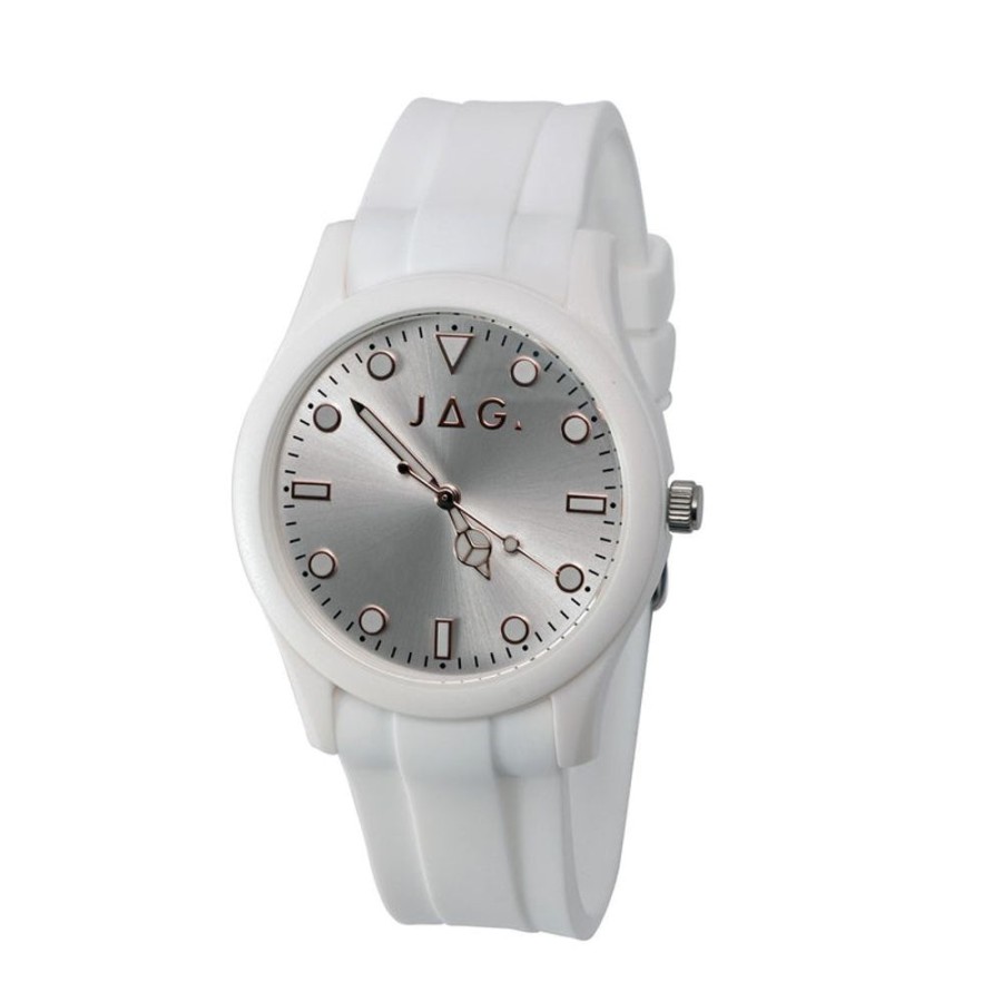 Watches Jag | Coogee White Dial 38.5Mm Watch