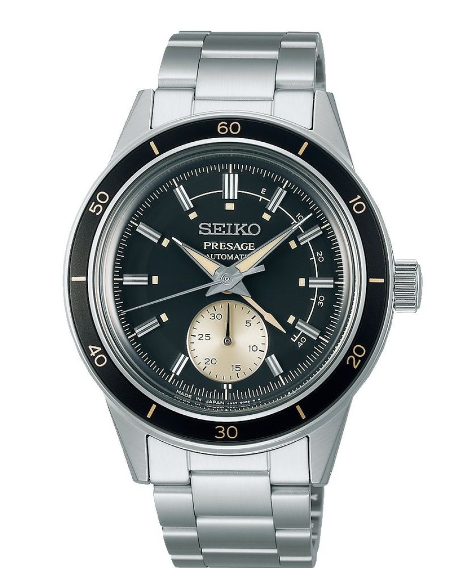 Watches Seiko | Presage Style 60'S Automatic 50M Black Dial