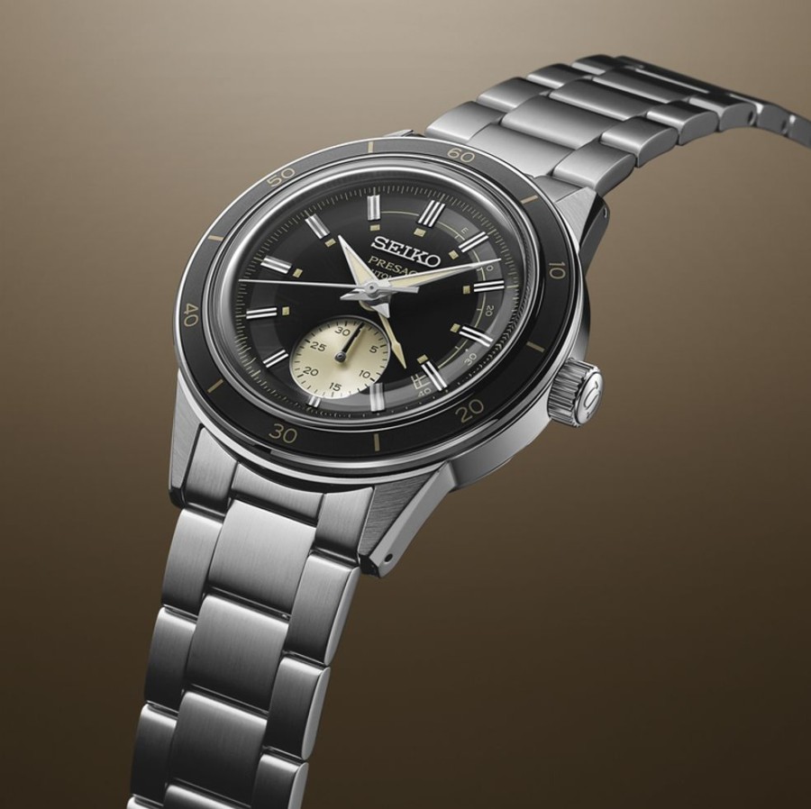 Watches Seiko | Presage Style 60'S Automatic 50M Black Dial