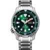 Watches Citizen | Automatic Titanium Green Dial Diver