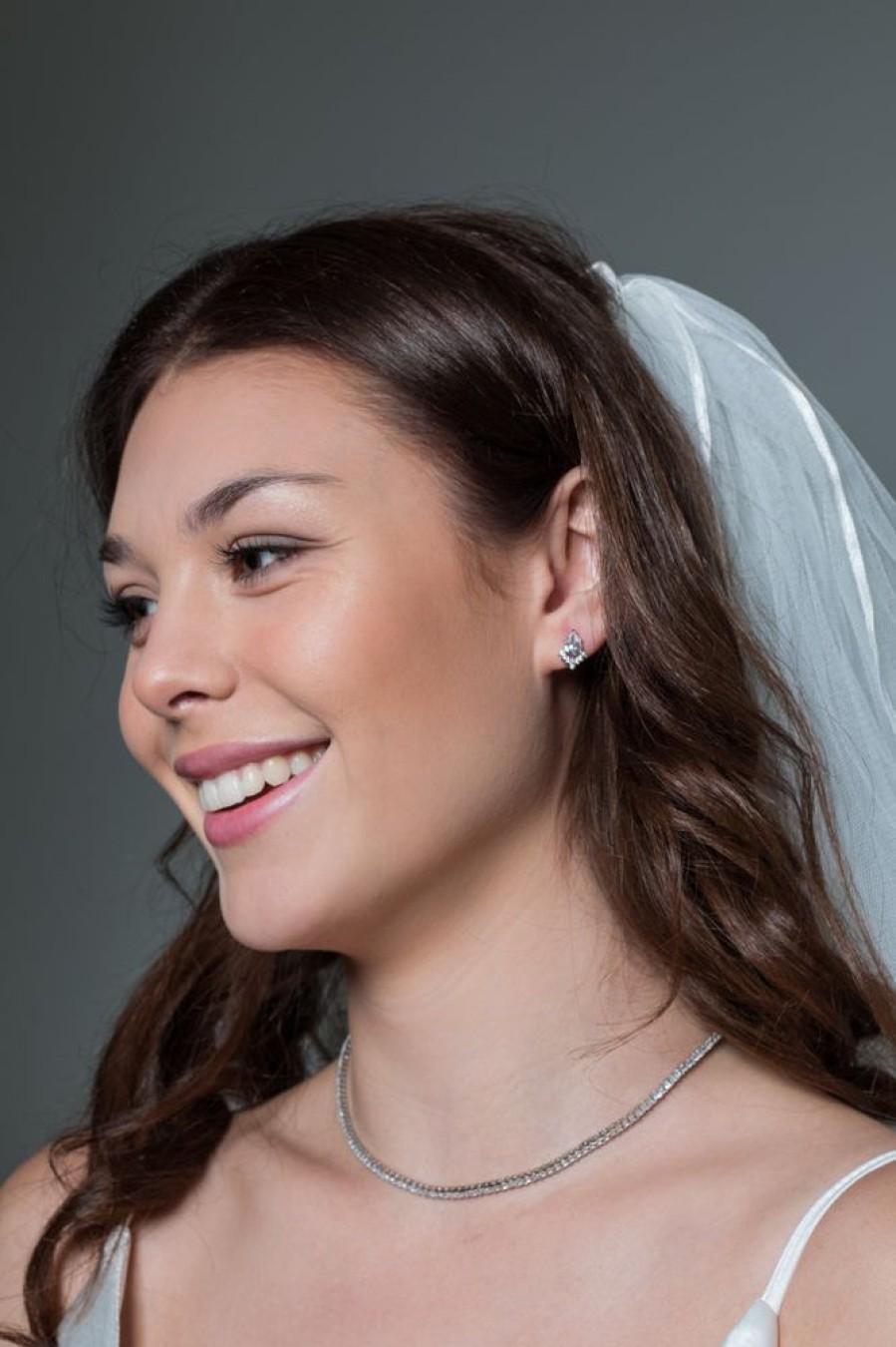 Jewellery Georgini | Georgini Iconic Bridal Penelope Earring Silver