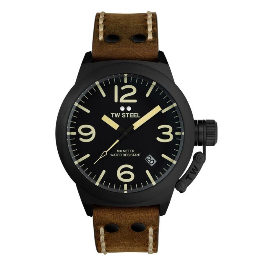 Watches TW Steel | Canteen 45Mm Black Dial