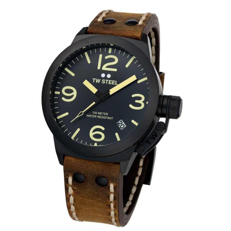 Watches TW Steel | Canteen 45Mm Black Dial