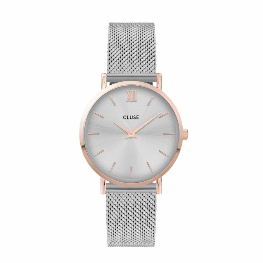 Watches Cluse | Cluse Minuit Silver Watch