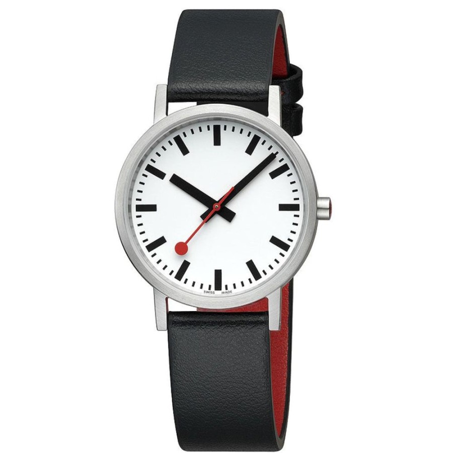 Watches Mondaine | Classic Pure White Dial Watch