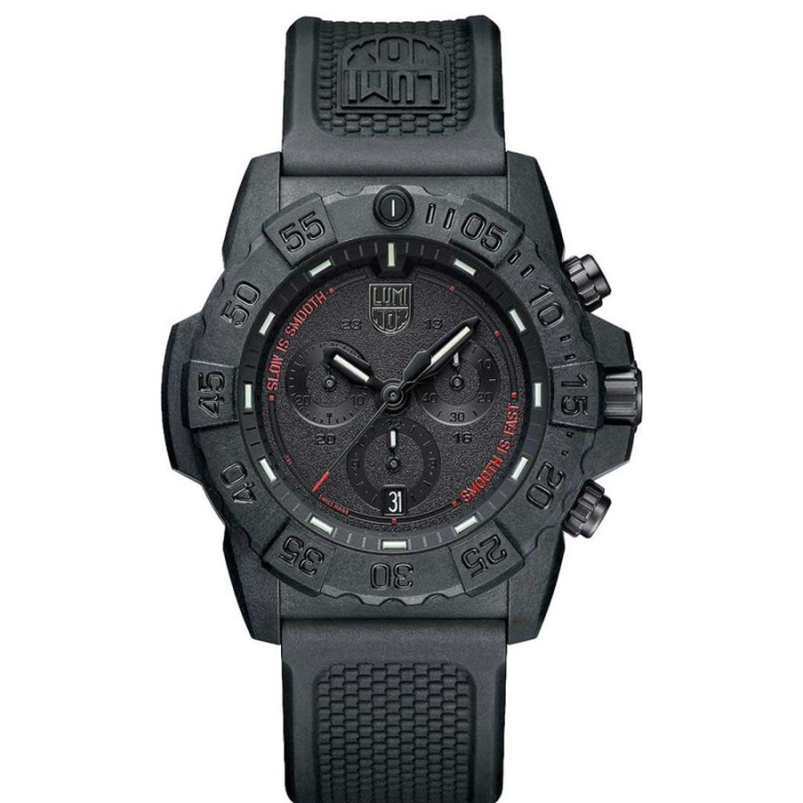 Watches Luminox | Navy Seal Chronograph 45Mm Military Watch 3581.Sis