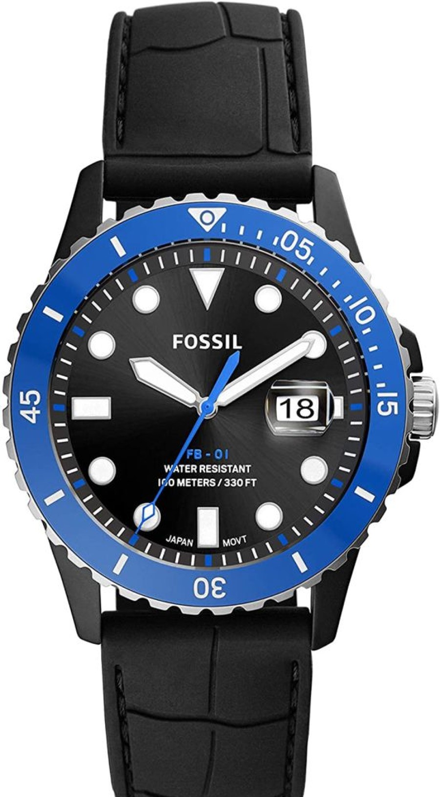 Watches Fossil | Three Hand Black Dial