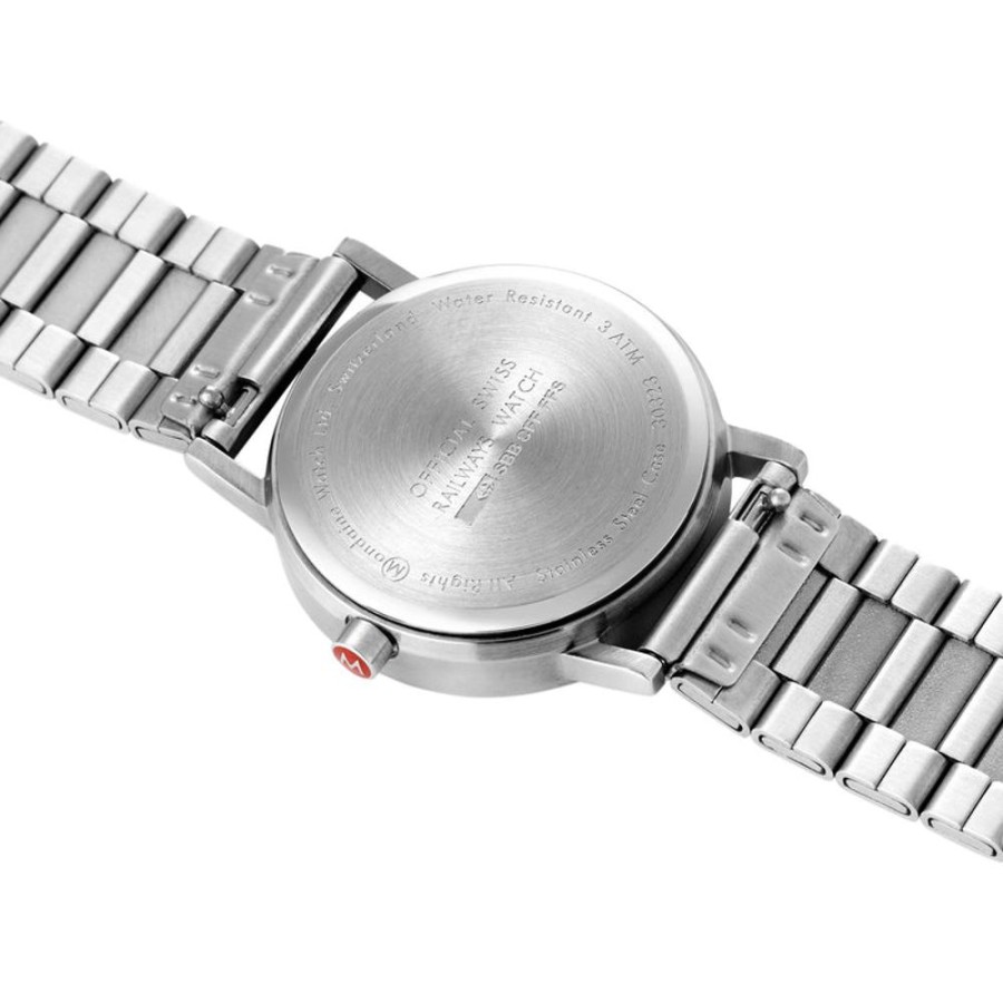 Watches Mondaine | Official Classic 40Mm Silver Stainless Steel Watch