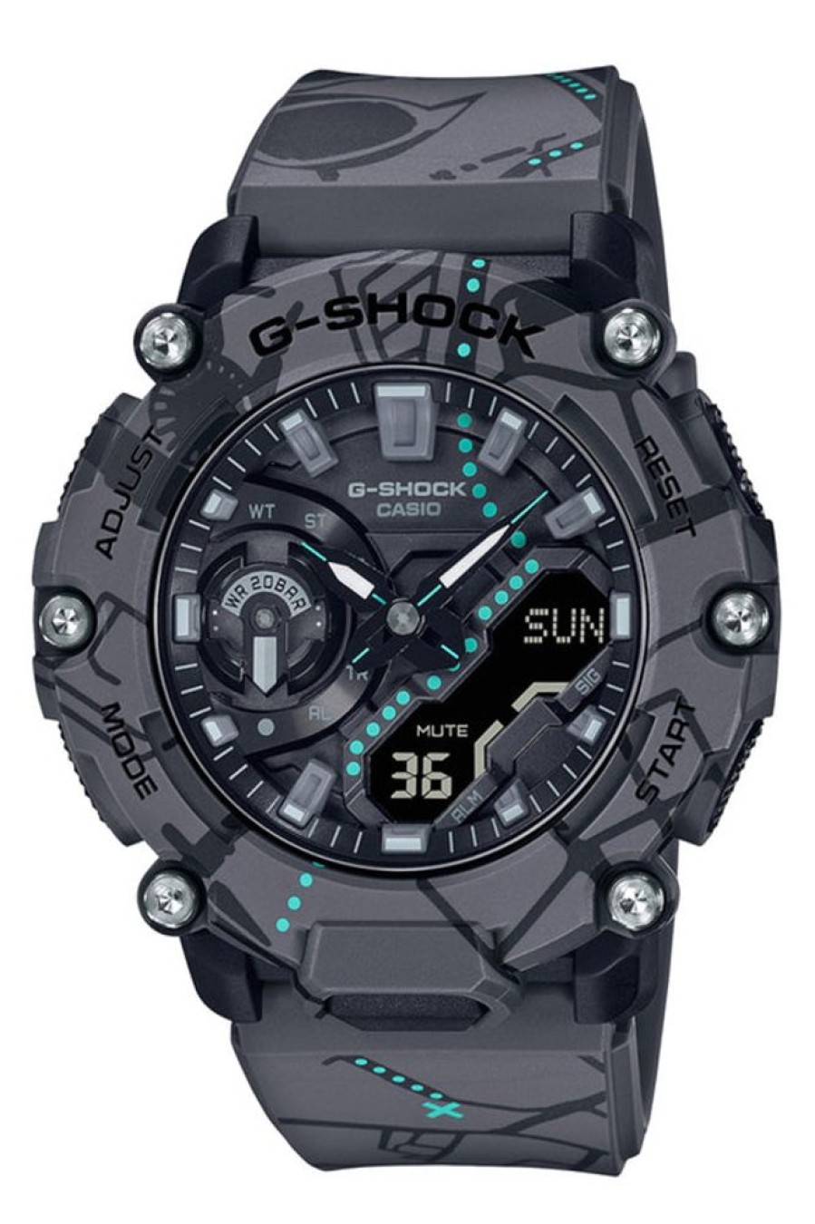 Watches G-Shock | Black Resin Band Watch