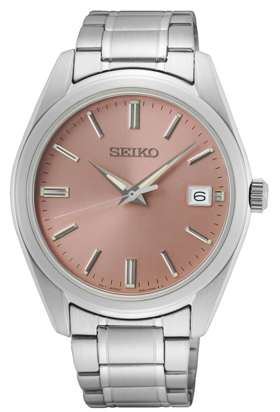 Watches Seiko | Stainless Steel Sapphire Quartz Watch