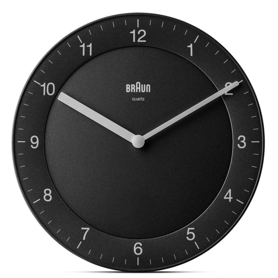 Watches Braun | Classic Analogue 20Cm Wall Clock Black