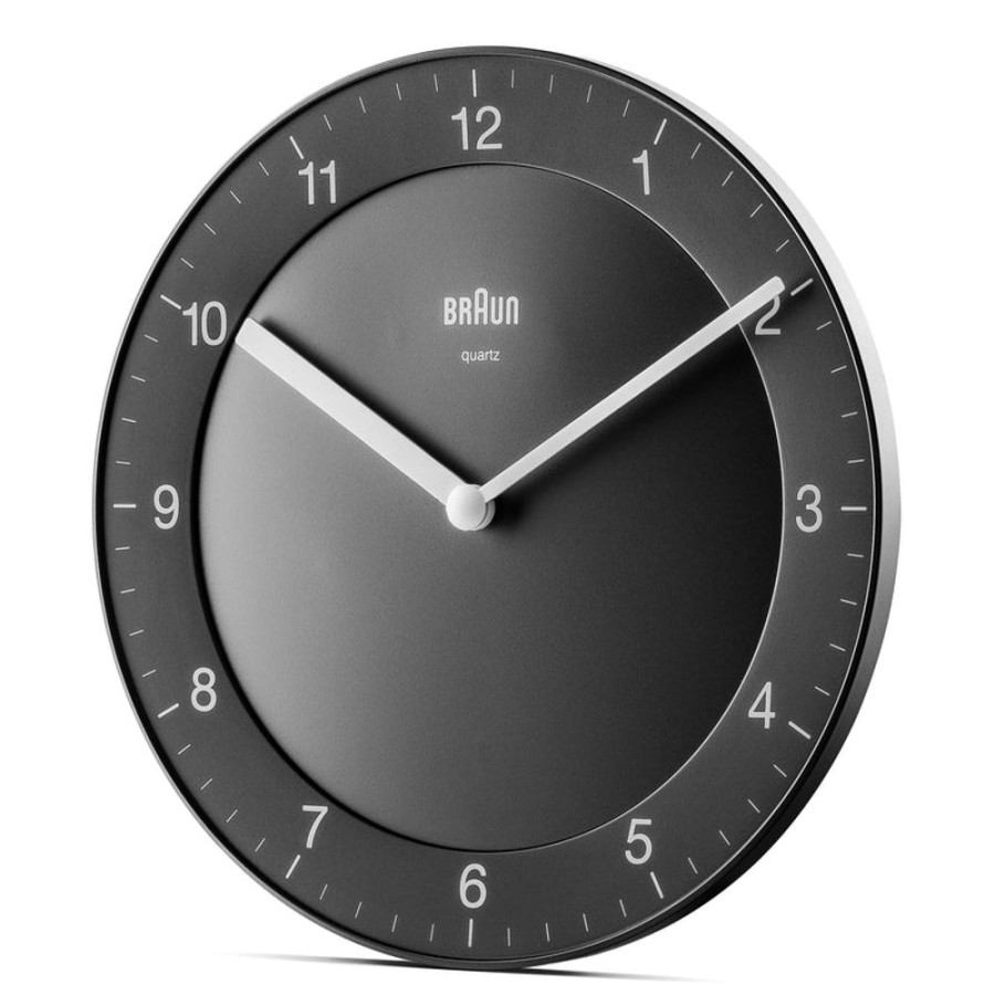 Watches Braun | Classic Analogue 20Cm Wall Clock Black