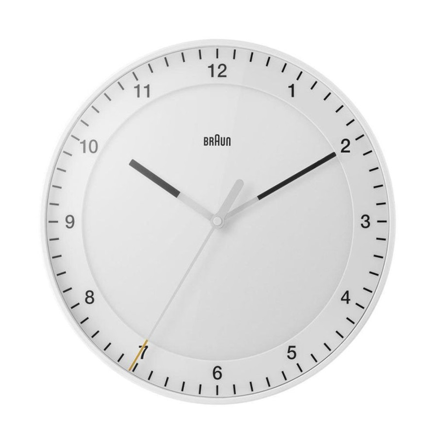 Watches Braun | Classic Analogue Wall Clock 30Cm White