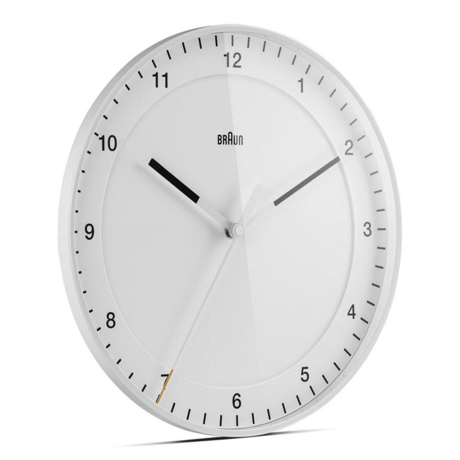 Watches Braun | Classic Analogue Wall Clock 30Cm White