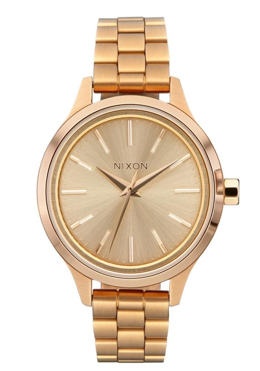 Watches Nixon | Optimist Stainless Steel Gold Dial