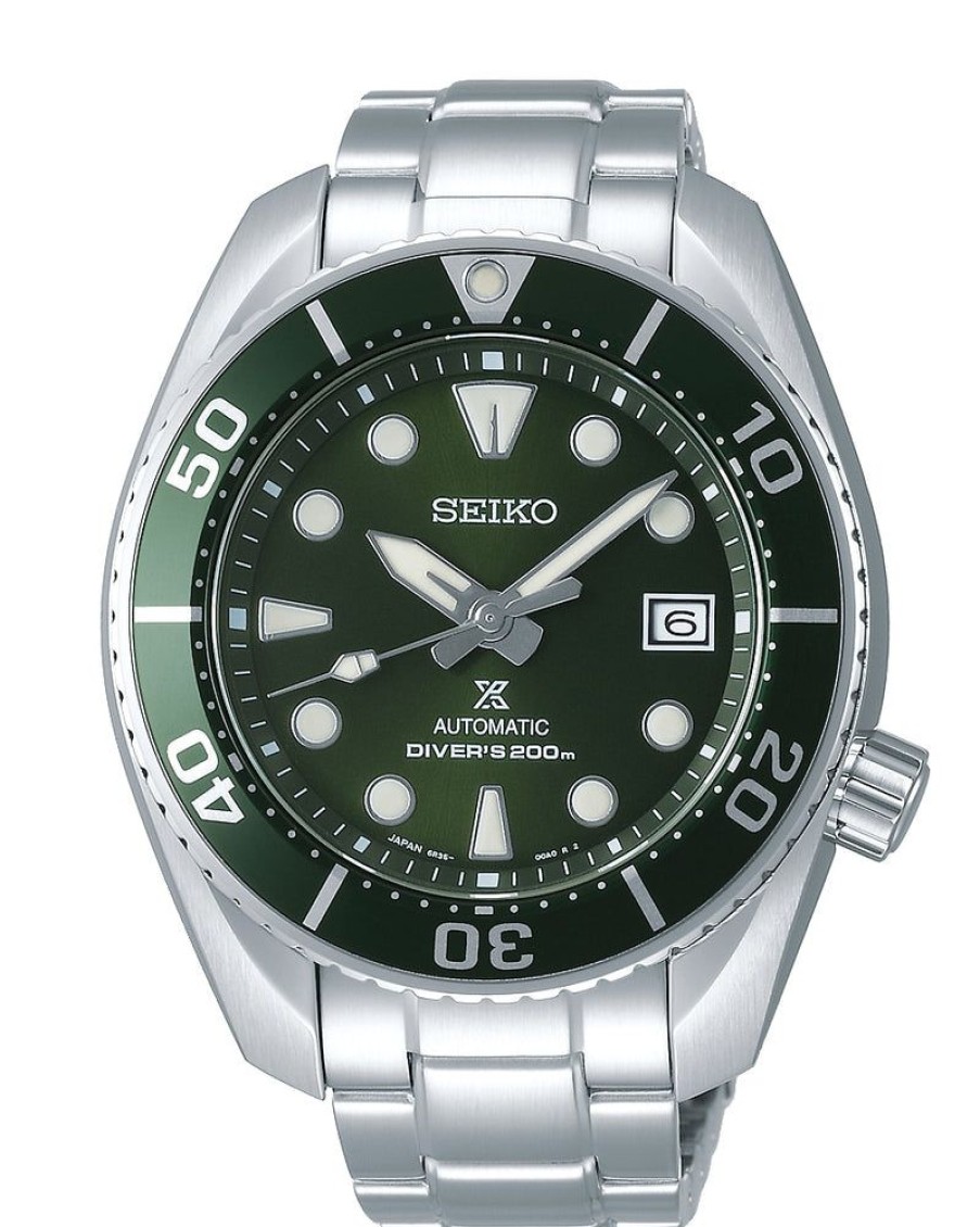 Watches Seiko Prospex | Sumo Divers Green Dial Watch