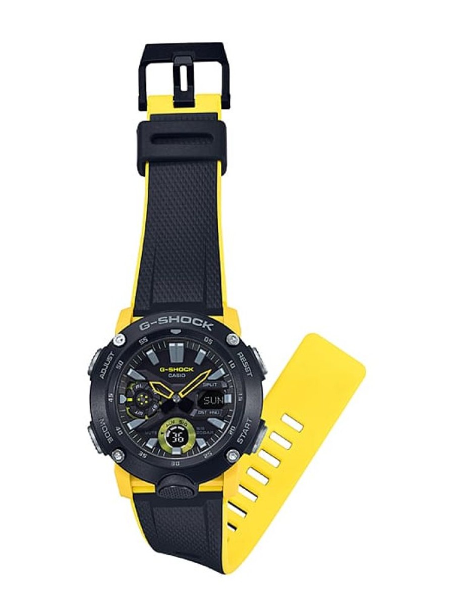 Watches G-Shock | G Shock Duo Carbon Core Black And Yellow