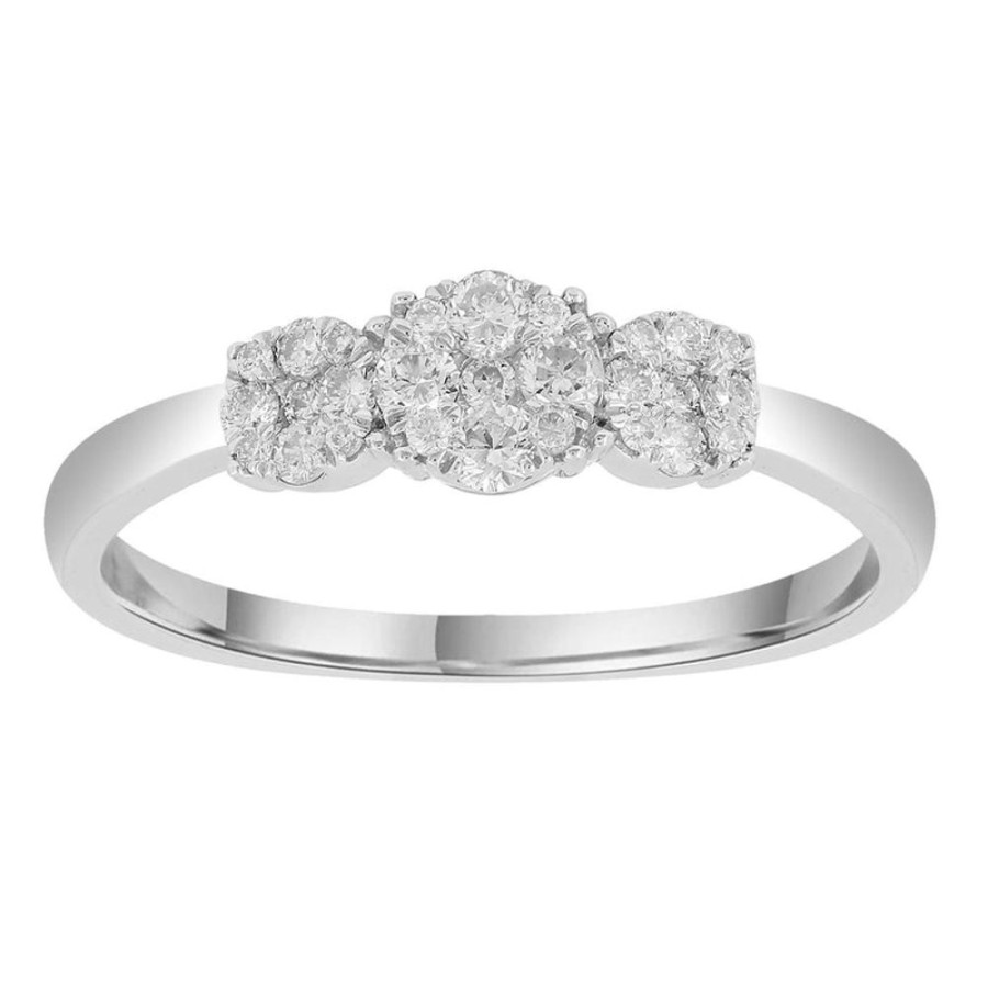 Jewellery Diamonds by WD | Ring With 0.33Ct Diamonds In 9K White Gold