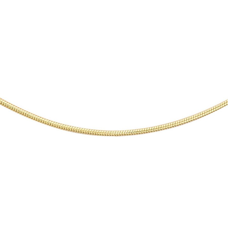 Jewellery Diamonds by WD | 9K Yellow Gold Mini Round Snake Chain 45Cm