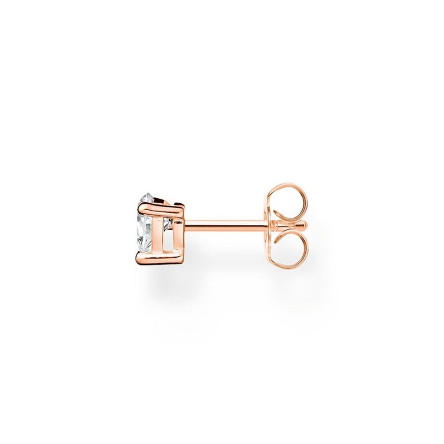 Jewellery Thomas Sabo | Single Ear Stud Heart Rose Gold