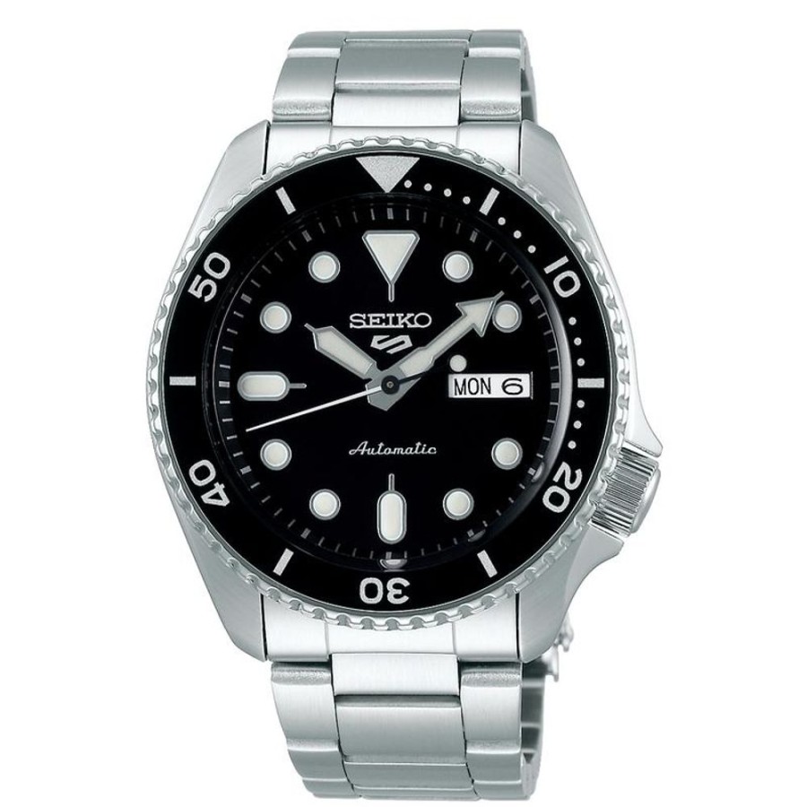 Watches Seiko | 5 Sports Black Dial Automatic Watch