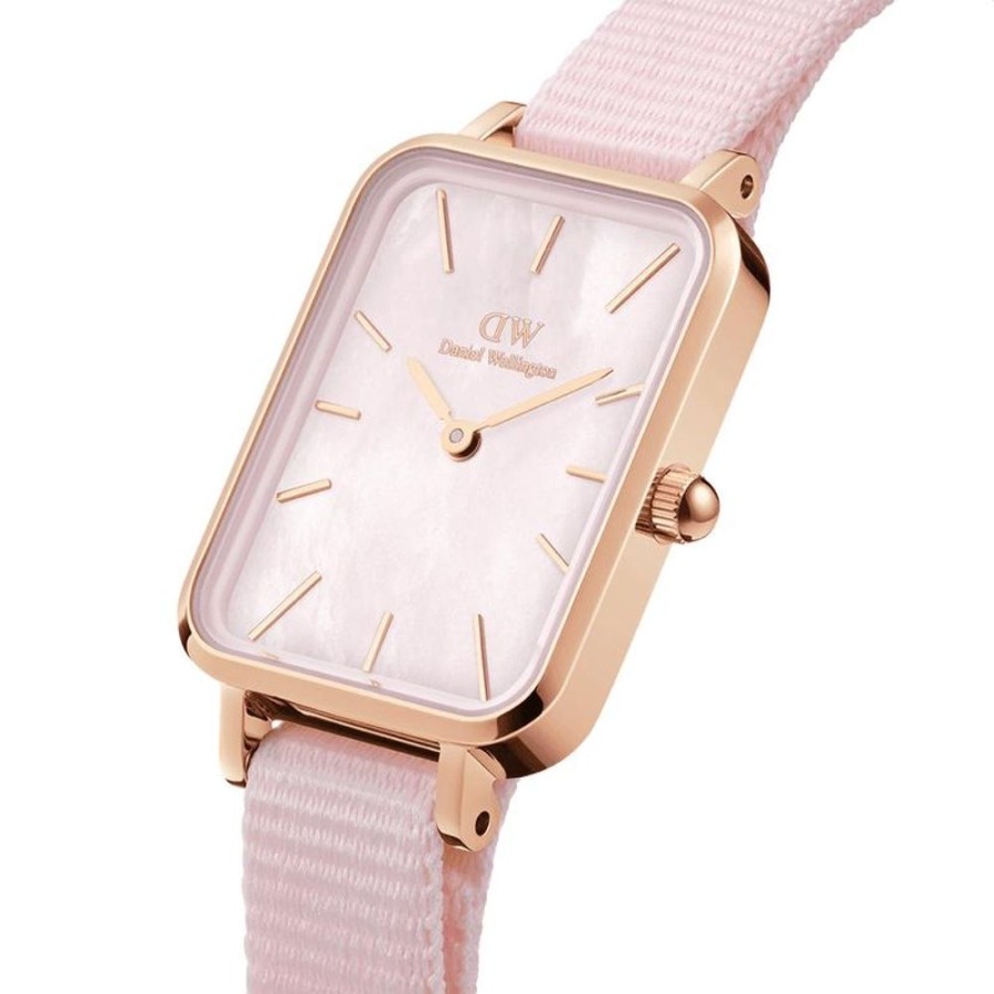 Watches Daniel Wellington | Quadro 20X26 Coral Mother Of Pearl Dial