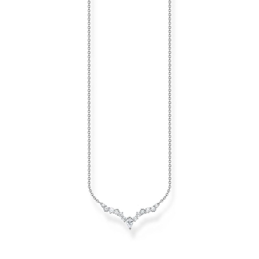 Jewellery Thomas Sabo | Thomas Sabo Necklace Ice Crystals Silver