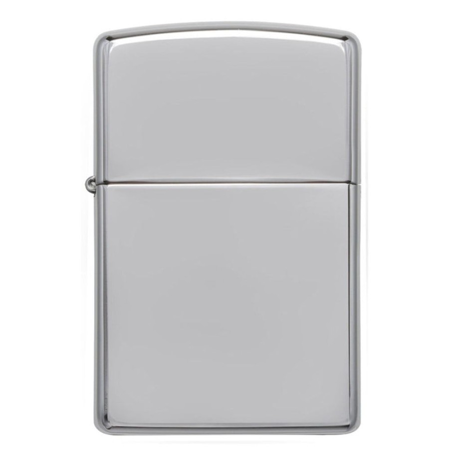 Accessories Zippo | Zippo 250 High Polish Chrome Lighter