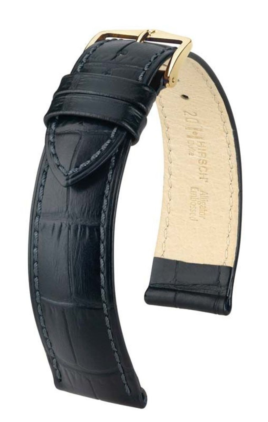 Accessories HIRSCH | Hirsch Duke M Finest Italian Black Leather Band