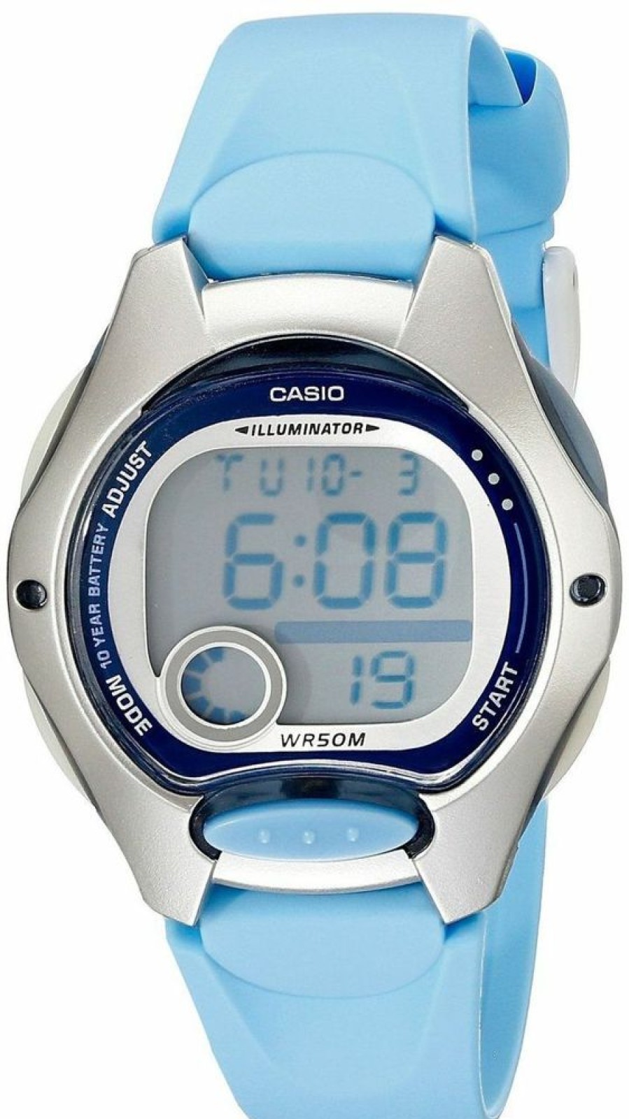 Watches Casio | Digital Blue Resin Strap