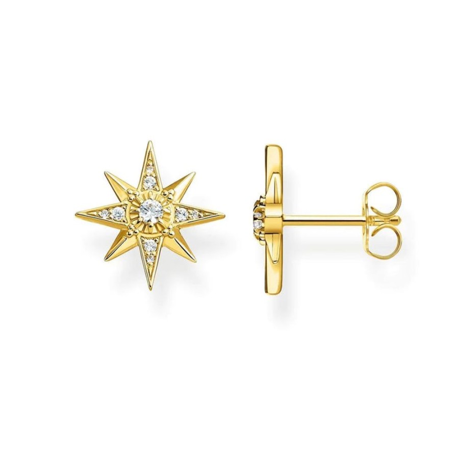 Jewellery Thomas Sabo Jewellery | Thomas Sabo Ear Studs Star Gold