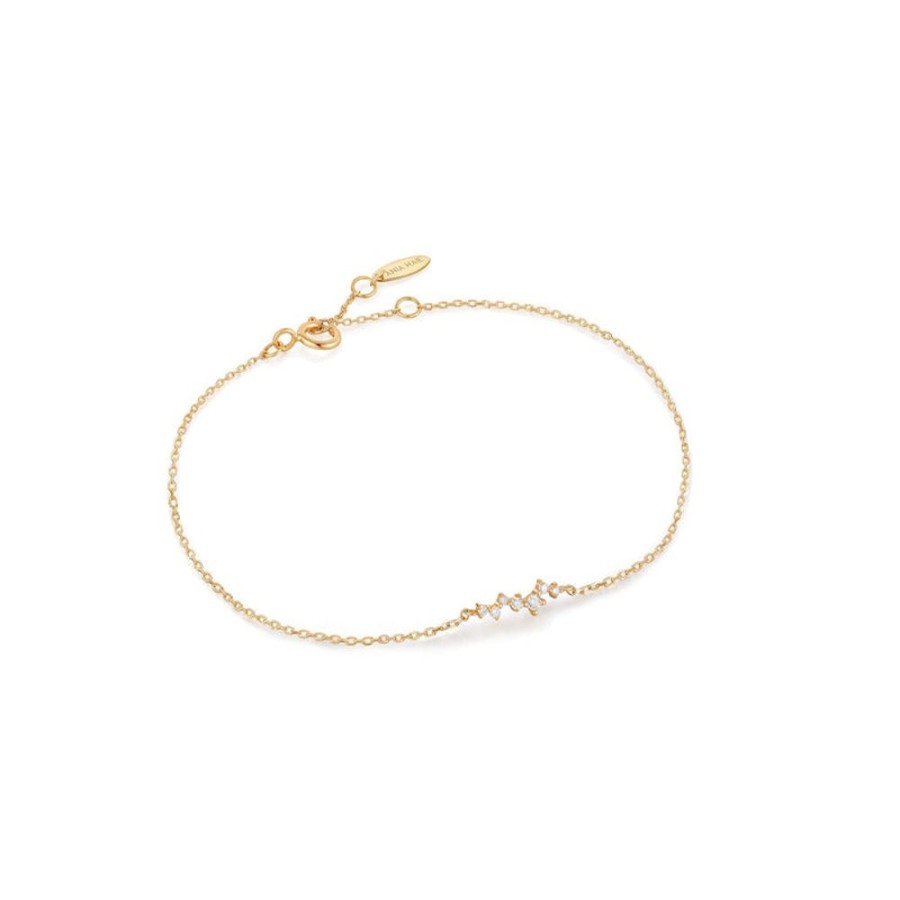 Jewellery Ania Haie | 14Kt Gold Stargazer Natural Diamond Constellation Bracelet