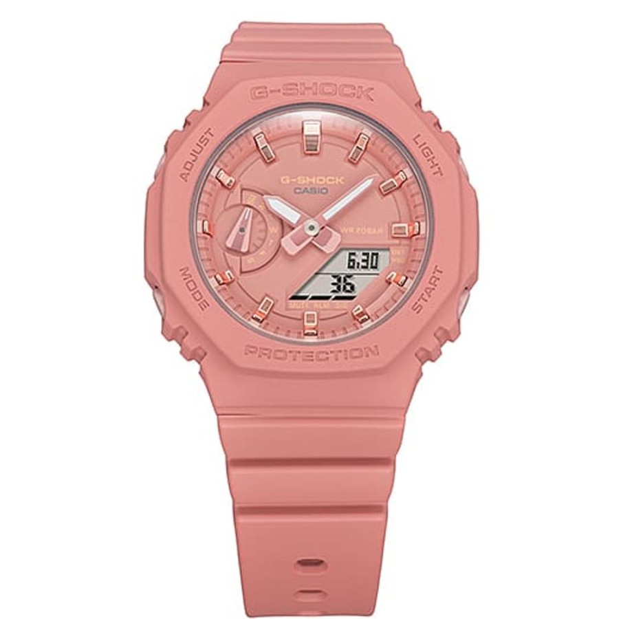 Watches G-Shock | Digital Pink Resin Band Watch