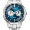 Watches Citizen | Eco-Drive Stainless Steel Blue Dial Watch