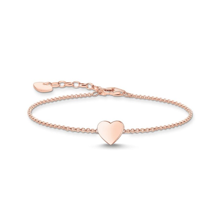 Jewellery Thomas Sabo | Bracelet Heart Rose Gold