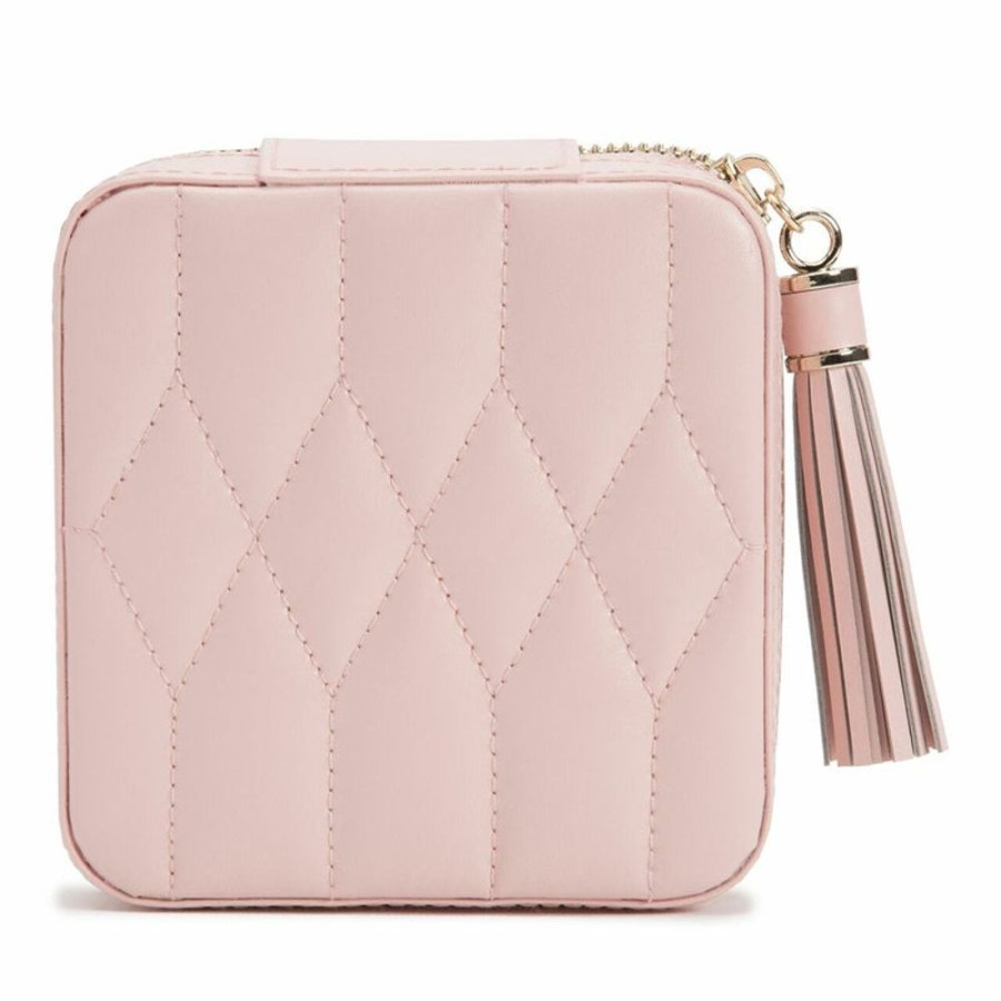 Accessories Wolf | Caroline Zip Rose Quartz Travel Case