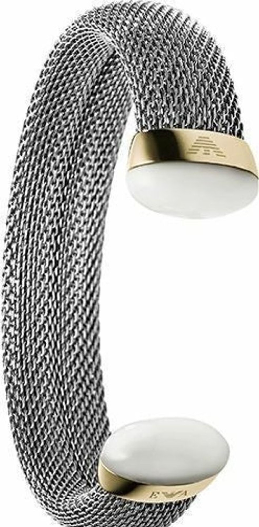 Jewellery Emporio Armani Jewelry | Emporio Armani Mesh Women'S Cuff Bracelet