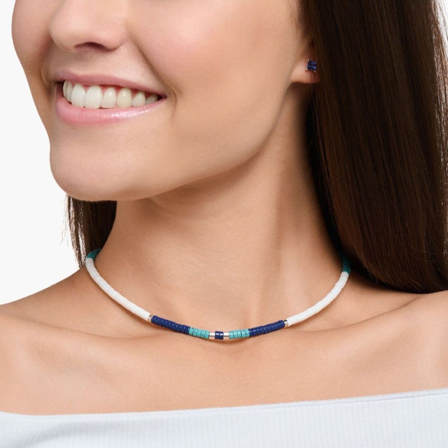 Jewellery Thomas Sabo | Necklace With Blue Stones