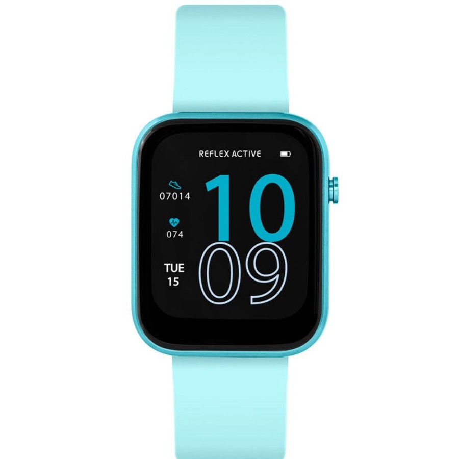 Watches Reflex Active | Series 12 Bright Blue Silicone Smartwatch