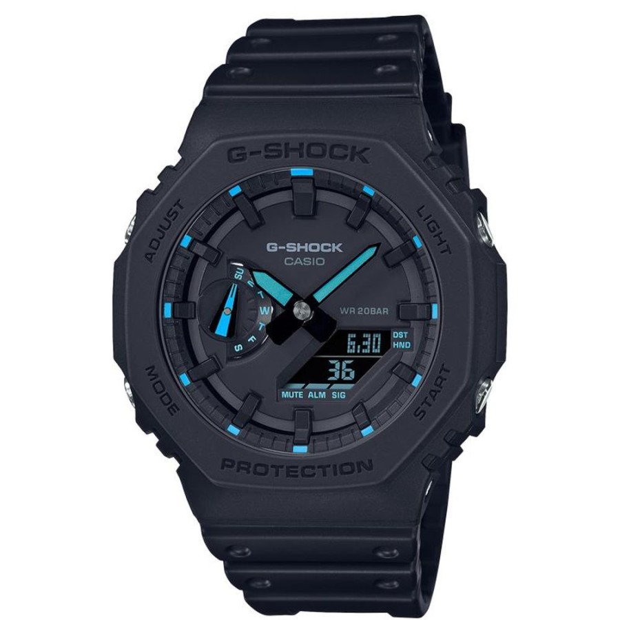 Watches G-Shock | Digital Black Resin Band Watch