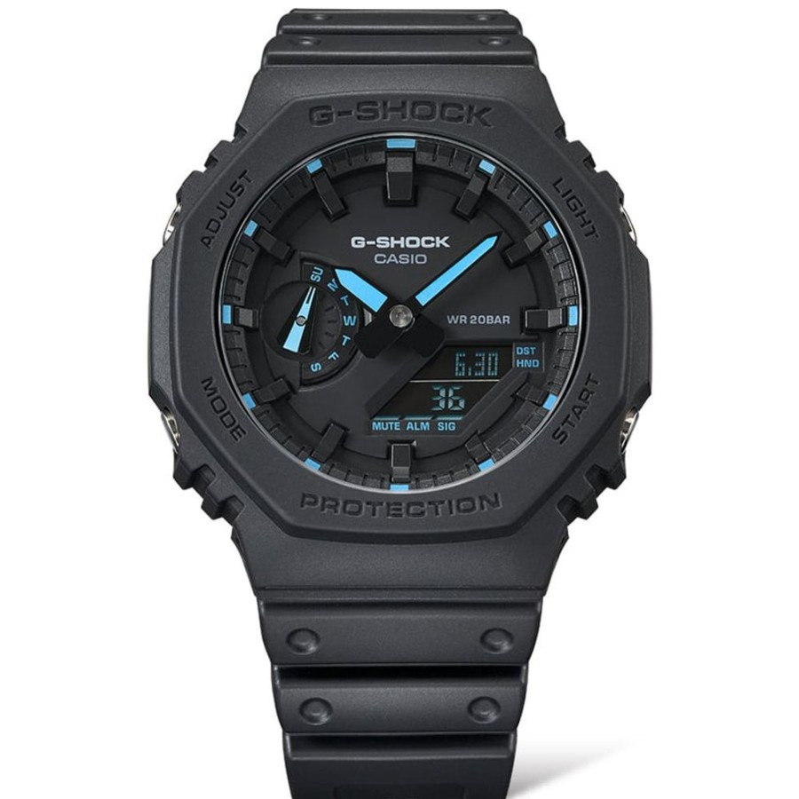 Watches G-Shock | Digital Black Resin Band Watch